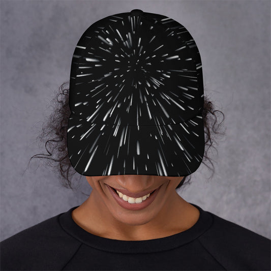 Galaxy Hyperspace Print Baseball Cap