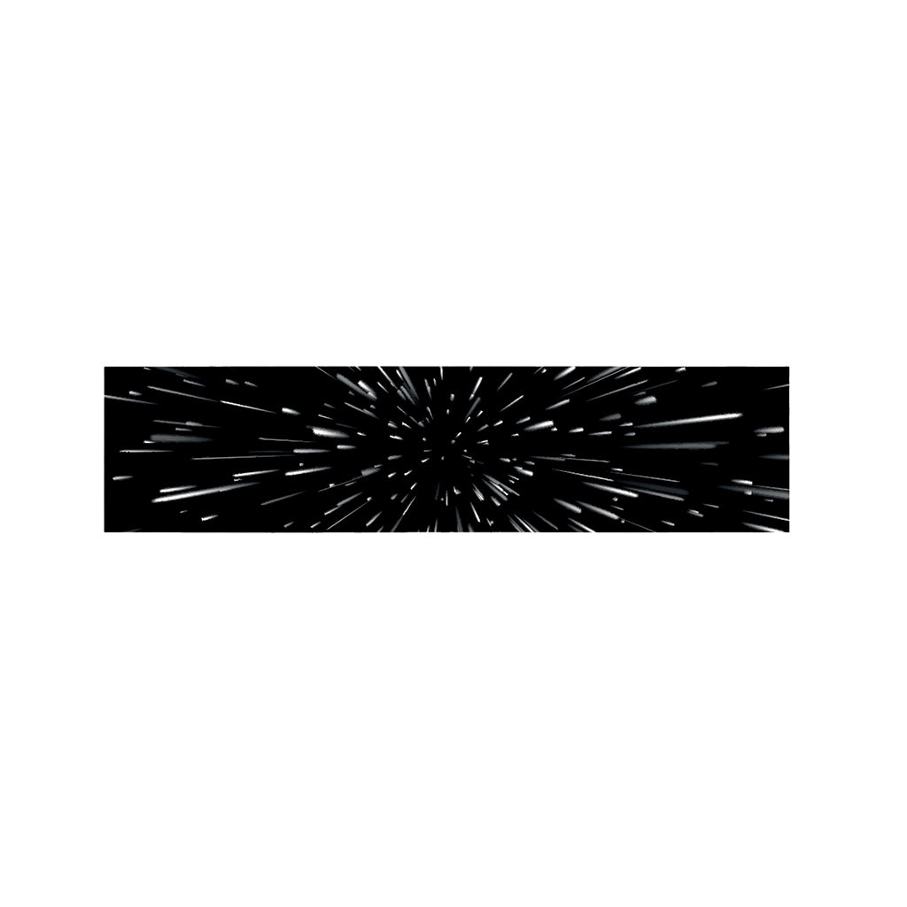 Galaxy Hyperspace Print Bed Runner