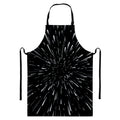 Galaxy Hyperspace Print Bib Apron With Pocket