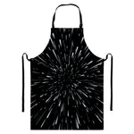 Galaxy Hyperspace Print Bib Apron With Pocket