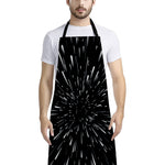 Galaxy Hyperspace Print Bib Apron With Pocket