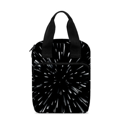 Galaxy Hyperspace Print Bible Tote Bag