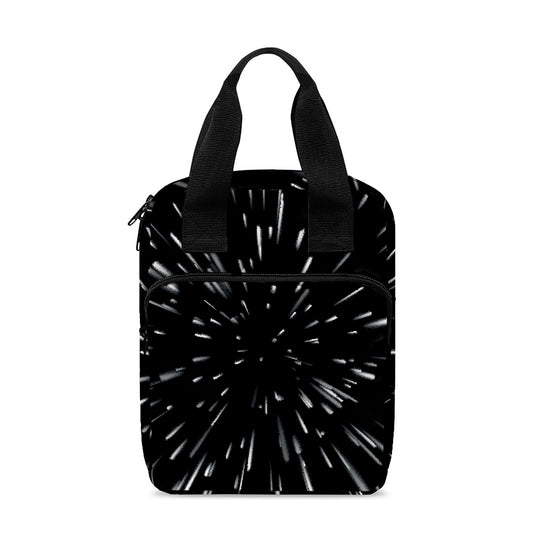 Galaxy Hyperspace Print Bible Tote Bag