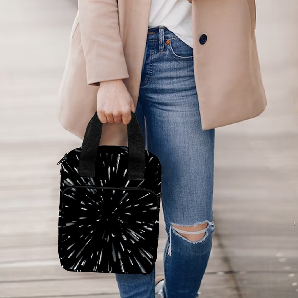 Galaxy Hyperspace Print Bible Tote Bag