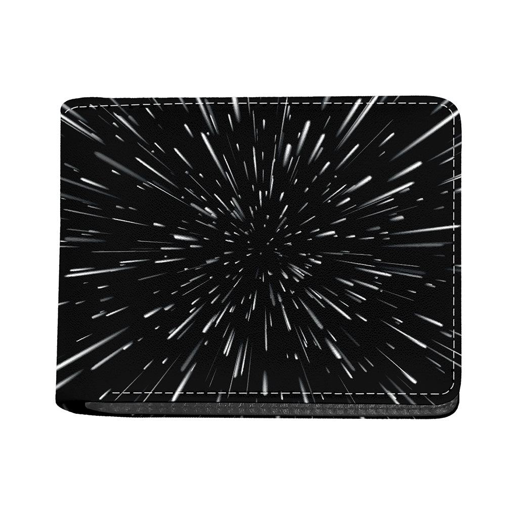 Galaxy Hyperspace Print Bifold Wallet