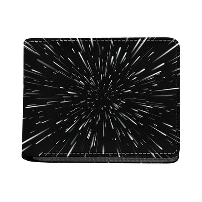 Galaxy Hyperspace Print Bifold Wallet