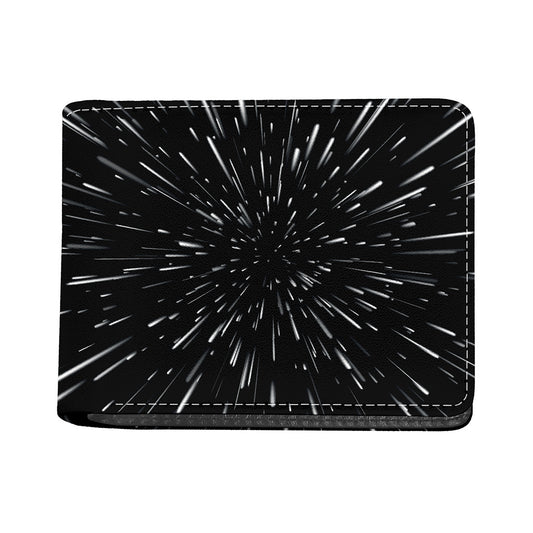 Galaxy Hyperspace Print Bifold Wallet