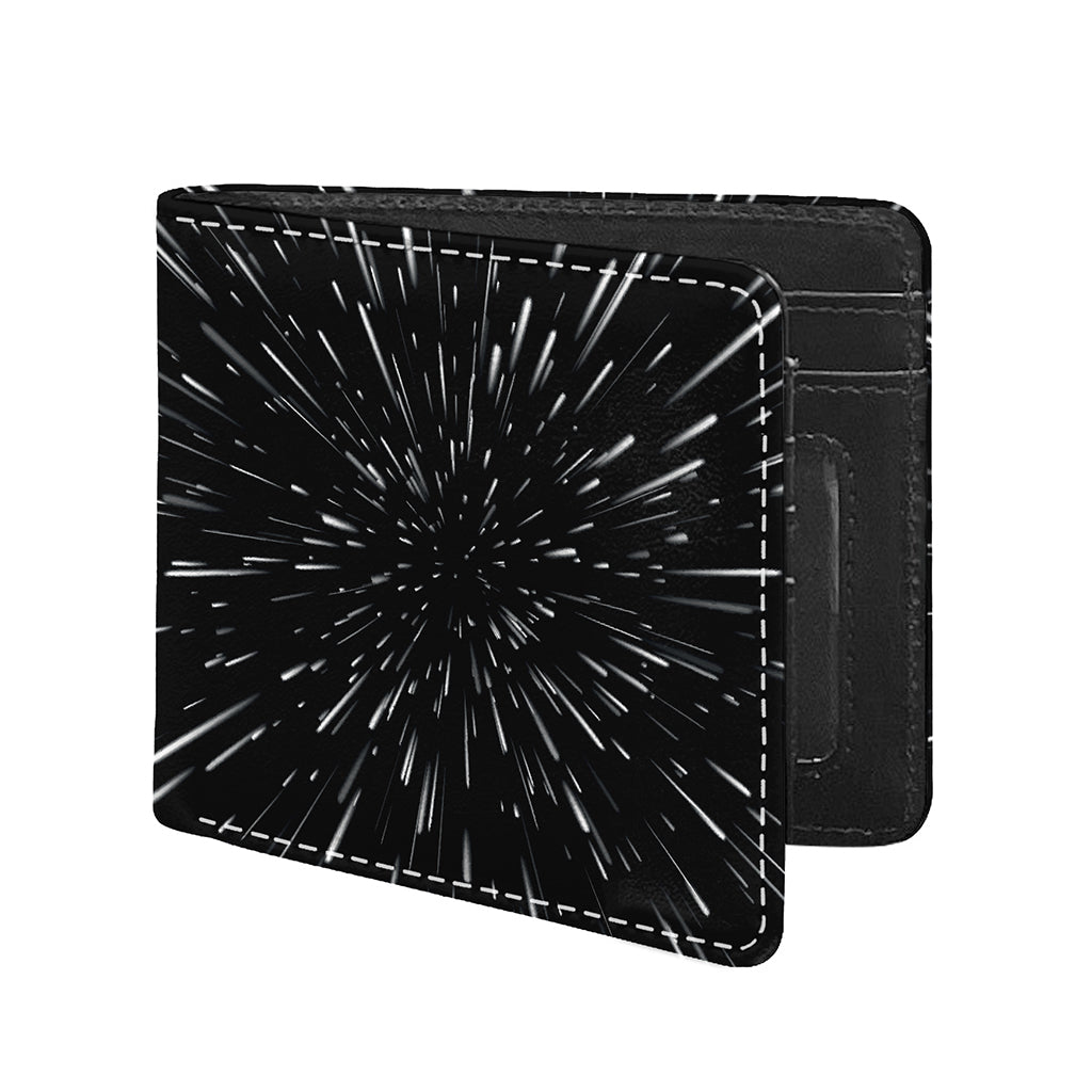 Galaxy Hyperspace Print Bifold Wallet
