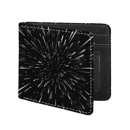 Galaxy Hyperspace Print Bifold Wallet