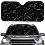 Galaxy Hyperspace Print Car Windshield Sun Shade