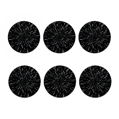 Galaxy Hyperspace Print Coaster Set