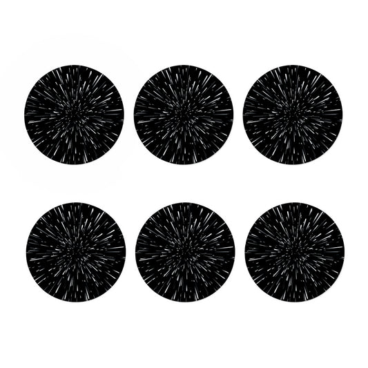 Galaxy Hyperspace Print Coaster Set