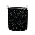 Galaxy Hyperspace Print Collapsible Laundry Basket