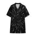 Galaxy Hyperspace Print Cotton Hawaiian Shirt