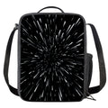 Galaxy Hyperspace Print Crossbody Lunch Bag