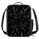 Galaxy Hyperspace Print Crossbody Lunch Bag