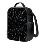 Galaxy Hyperspace Print Crossbody Lunch Bag