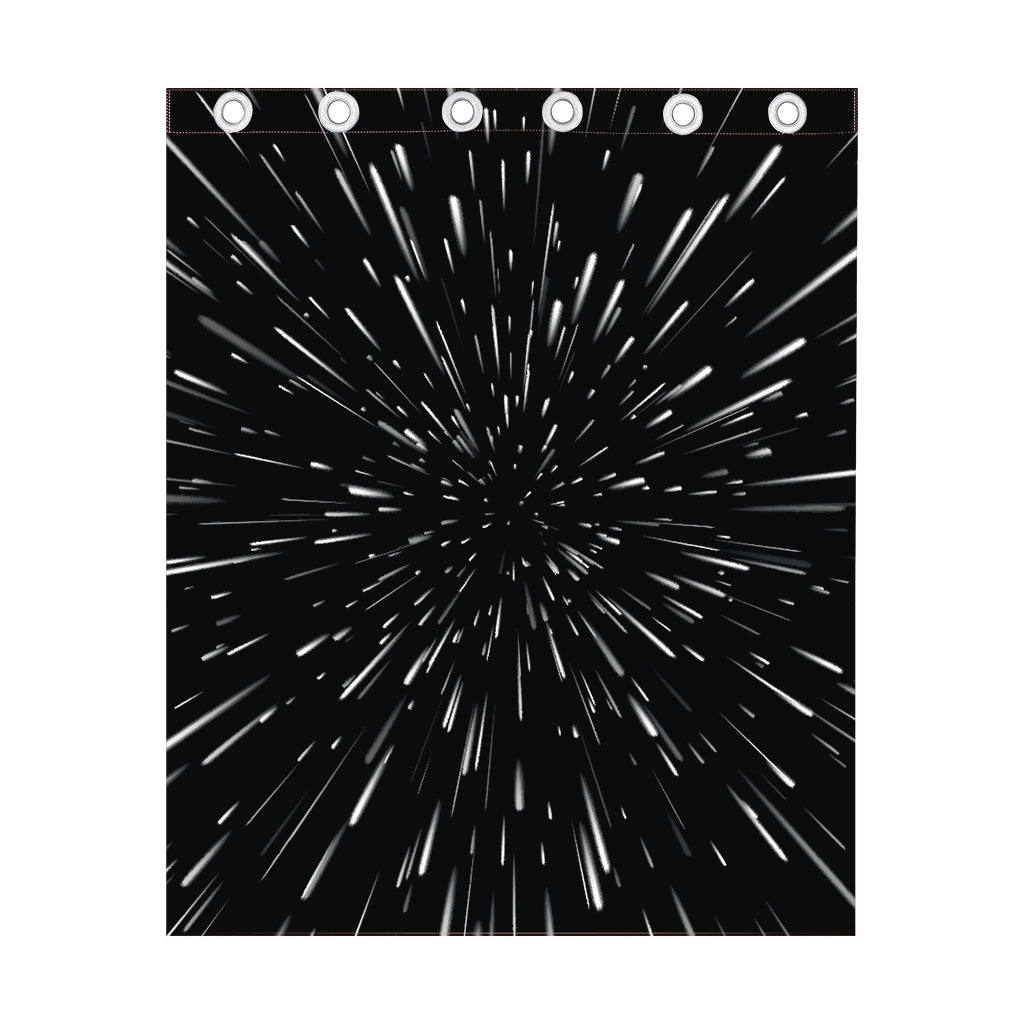 Galaxy Hyperspace Print Curtain