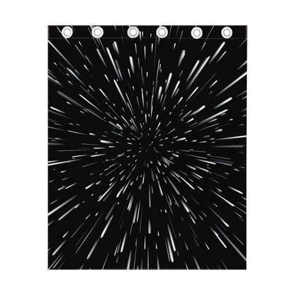 Galaxy Hyperspace Print Curtain