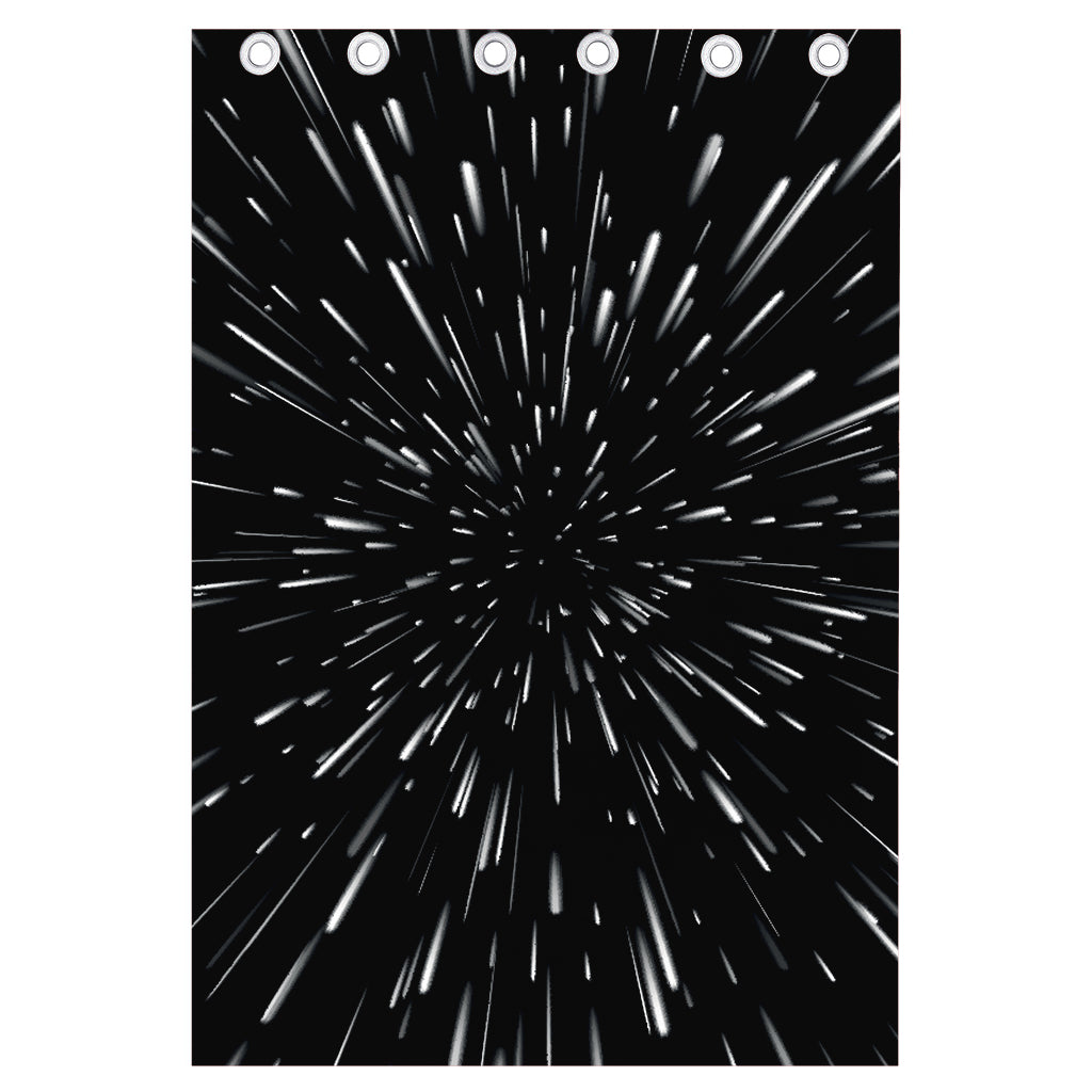 Galaxy Hyperspace Print Curtain