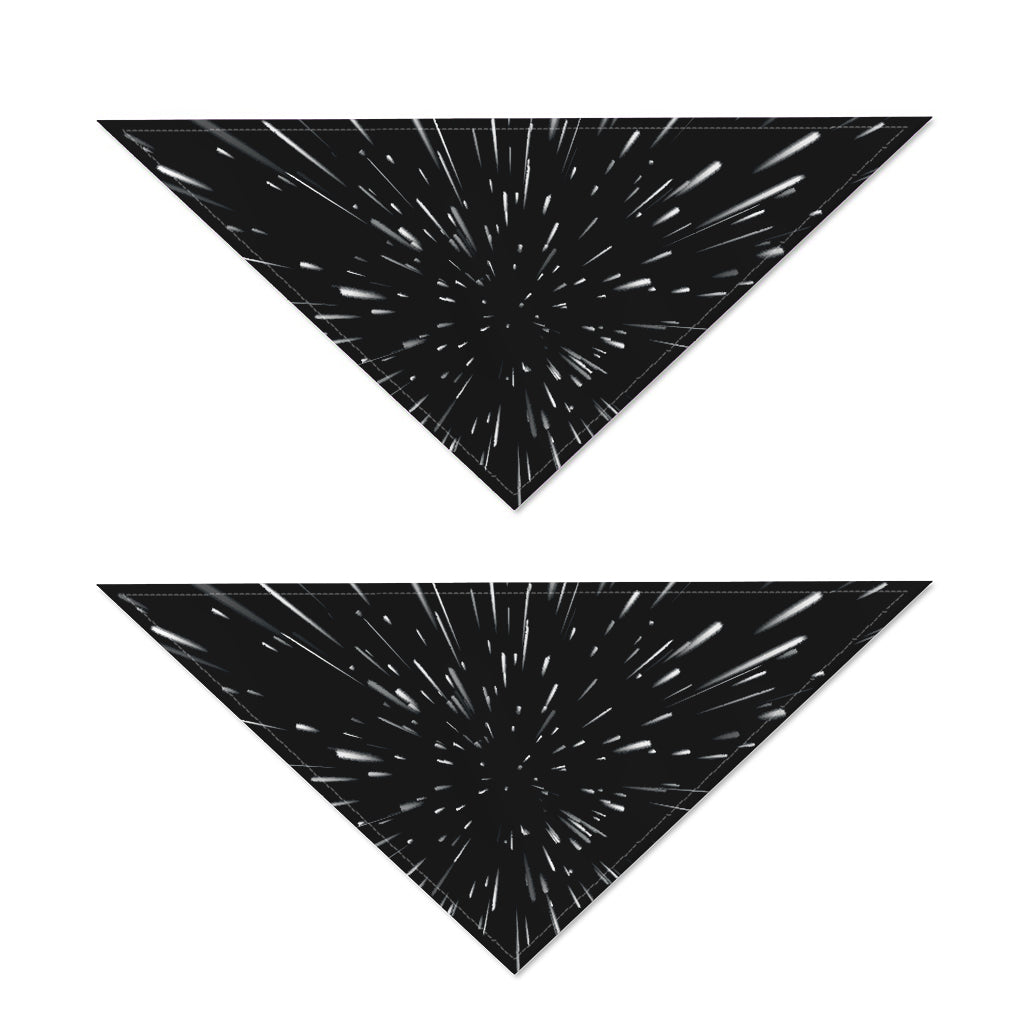 Galaxy Hyperspace Print Dog Bandana