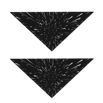 Galaxy Hyperspace Print Dog Bandana