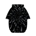 Galaxy Hyperspace Print Dog Zip Up Hoodie