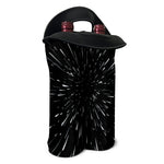 Galaxy Hyperspace Print Double Neoprene Wine Tote