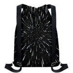 Galaxy Hyperspace Print Drawstring Backpack