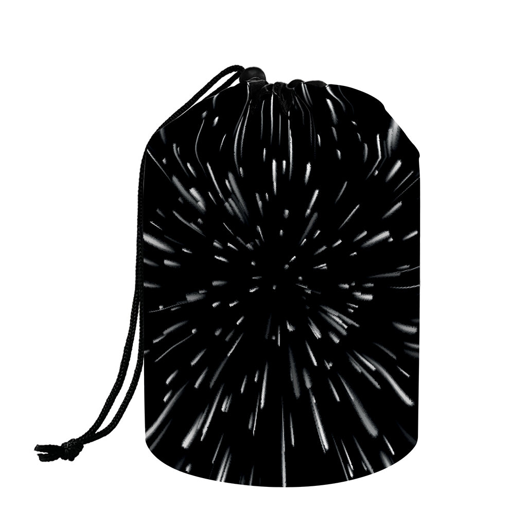 Galaxy Hyperspace Print Drawstring Makeup Bag