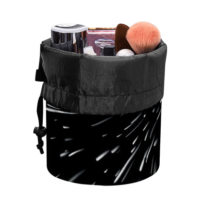 Galaxy Hyperspace Print Drawstring Makeup Bag