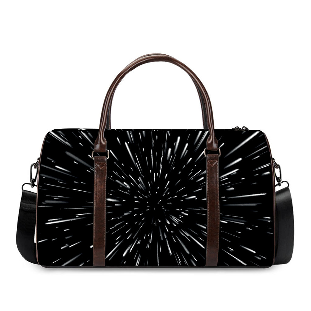 Galaxy Hyperspace Print Duffle Bag