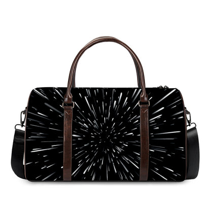 Galaxy Hyperspace Print Duffle Bag