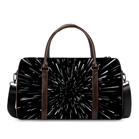 Galaxy Hyperspace Print Duffle Bag