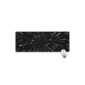 Galaxy Hyperspace Print Extended Mouse Pad