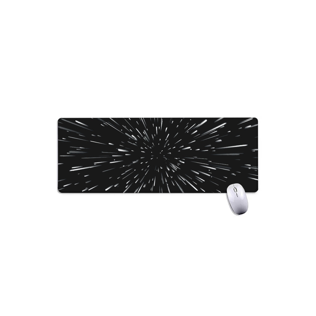 Galaxy Hyperspace Print Extended Mouse Pad