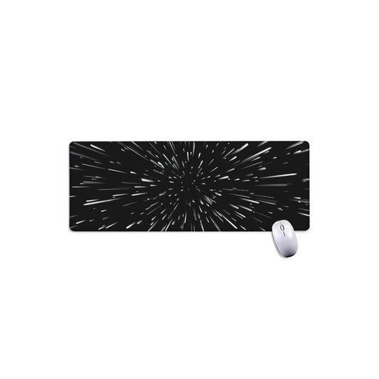 Galaxy Hyperspace Print Extended Mouse Pad