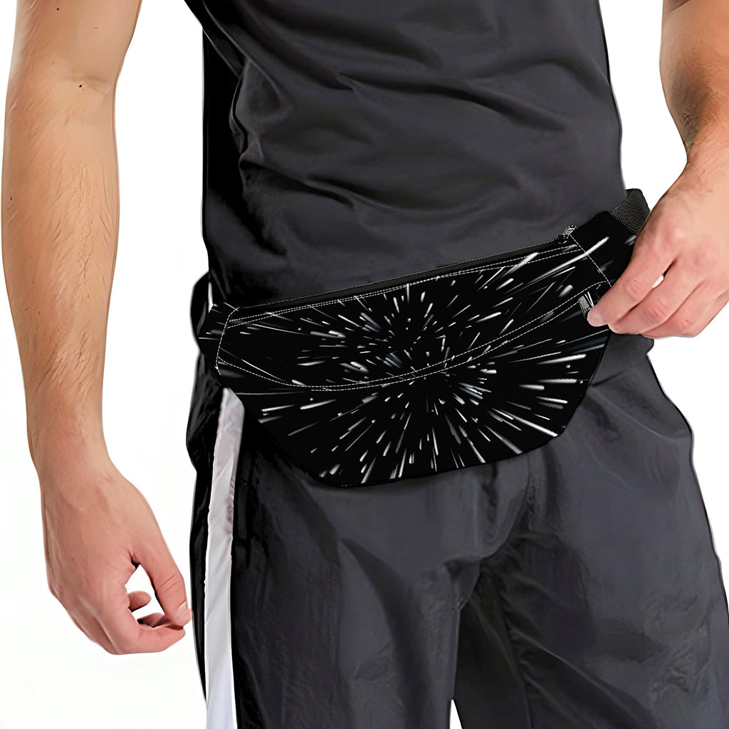 Galaxy Hyperspace Print Fanny Pack