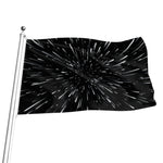Galaxy Hyperspace Print Flag