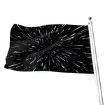 Galaxy Hyperspace Print Flag