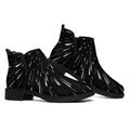 Galaxy Hyperspace Print Flat Ankle Boots