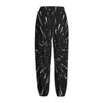 Galaxy Hyperspace Print Fleece Lined Knit Pants