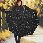 Galaxy Hyperspace Print Foldable Umbrella