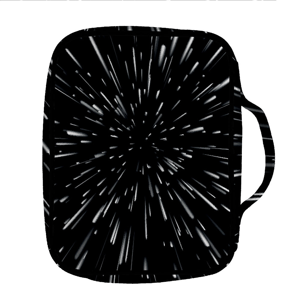 Galaxy Hyperspace Print Front Pocket Bible Bag
