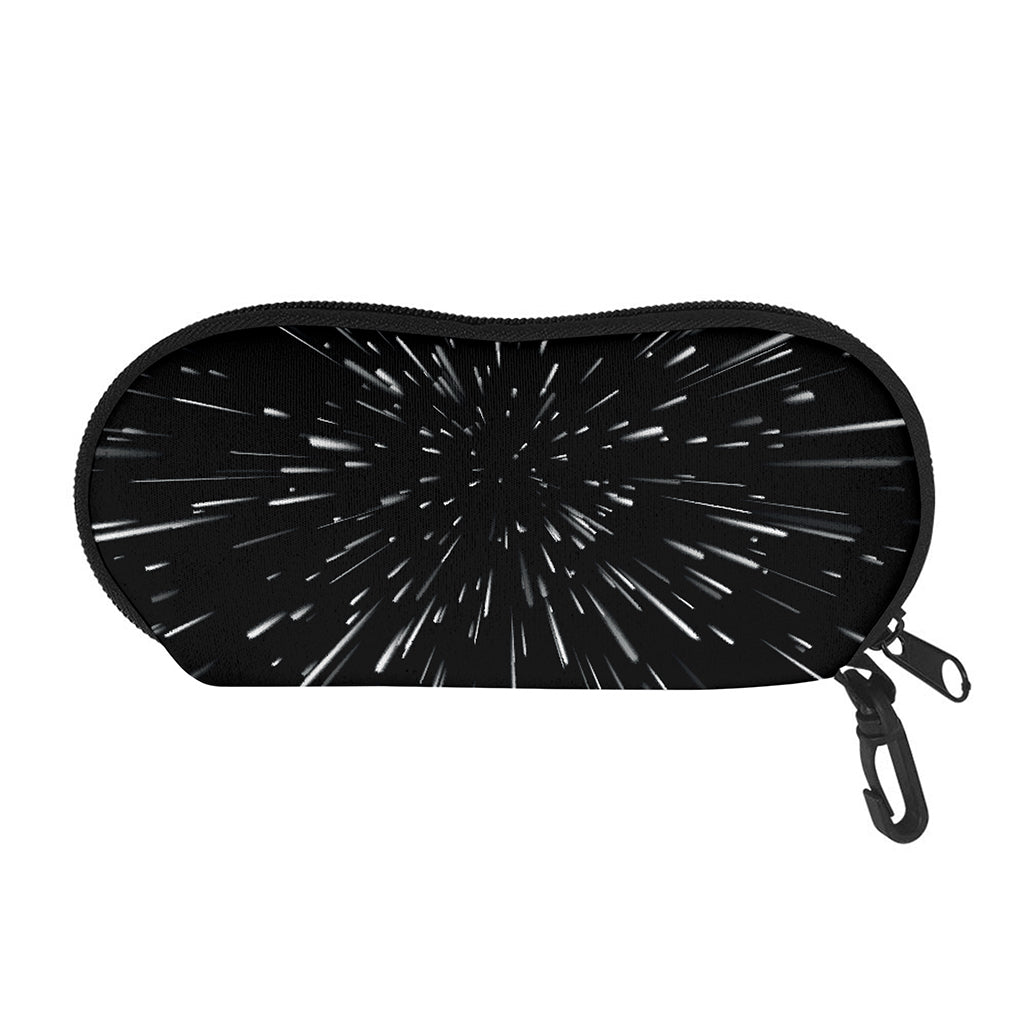 Galaxy Hyperspace Print Glasses Case