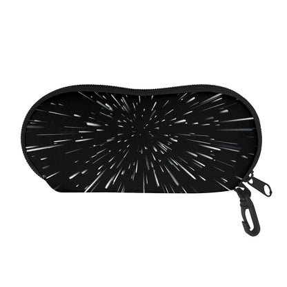 Galaxy Hyperspace Print Glasses Case