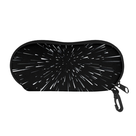 Galaxy Hyperspace Print Glasses Case