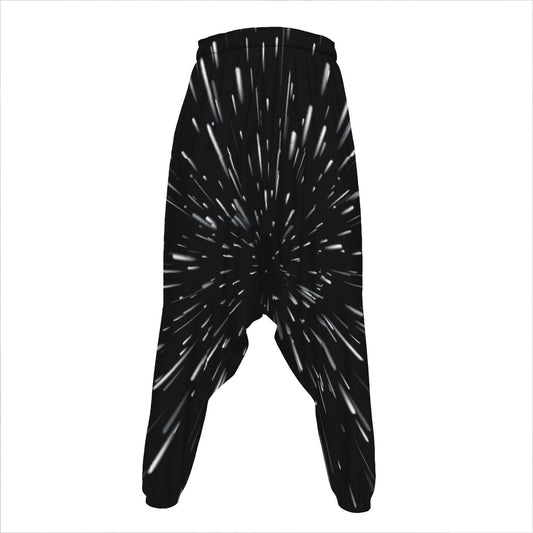 Galaxy Hyperspace Print Hammer Pants