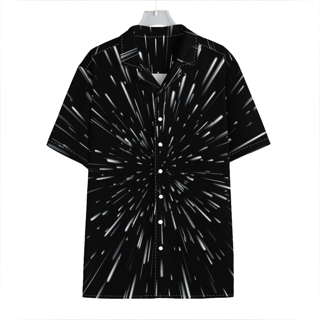 Galaxy Hyperspace Print Hawaiian Shirt