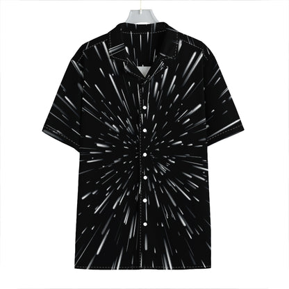 Galaxy Hyperspace Print Hawaiian Shirt